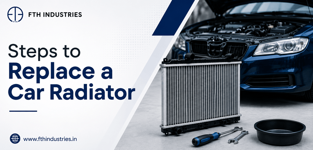 steps to replace a car radiator