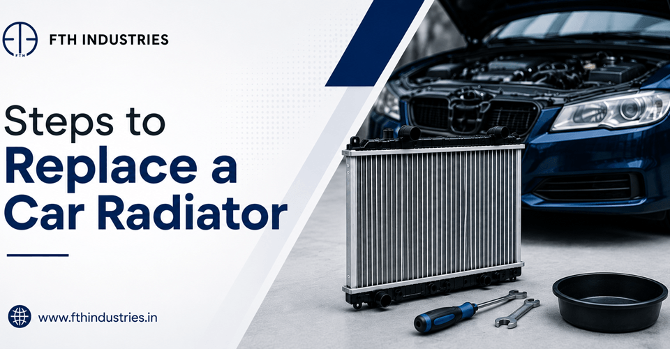 steps to replace a car radiator