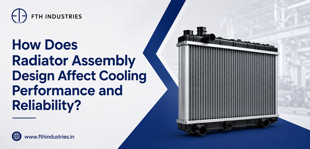 radiator assembly design for cooling performance
